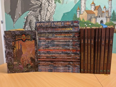 Gesamtübersicht Earthdawn Sammlung